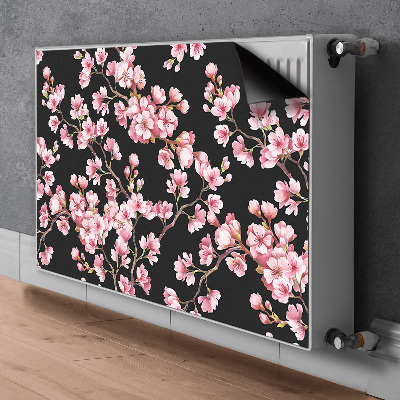 Printed radiator mat Cherry blossoms