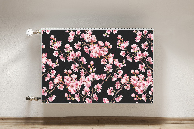 Printed radiator mat Cherry blossoms