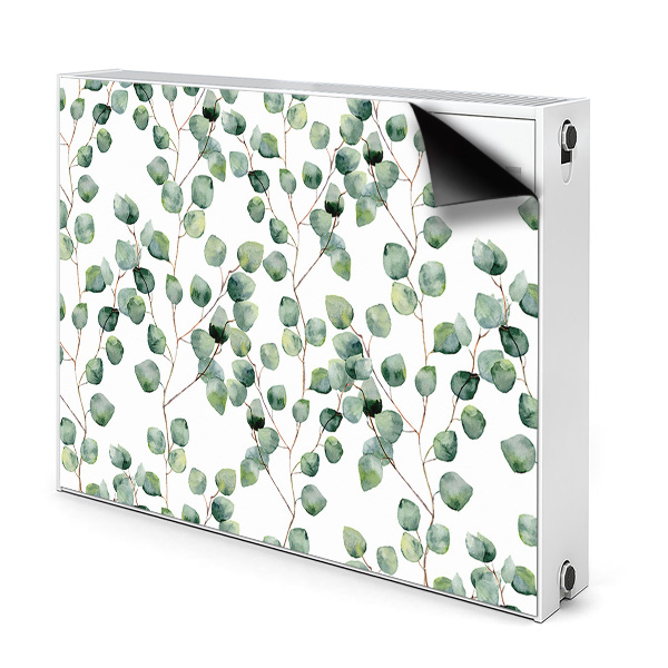 Magnetic radiator mat Branches with leaves