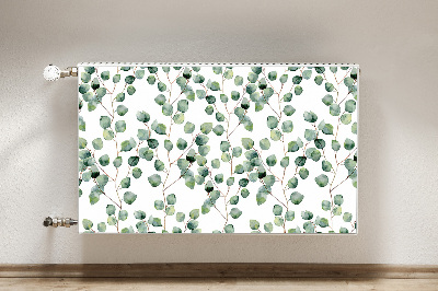 Magnetic radiator mat Branches with leaves