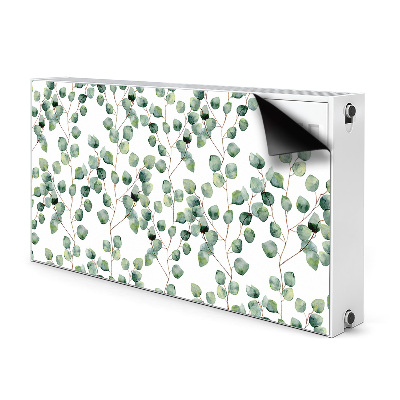 Magnetic radiator mat Branches with leaves