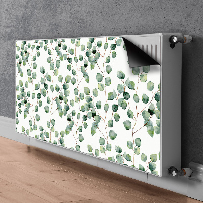 Magnetic radiator mat Branches with leaves