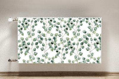 Magnetic radiator mat Branches with leaves