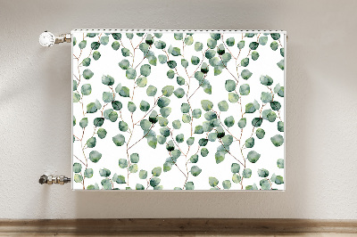 Magnetic radiator mat Branches with leaves