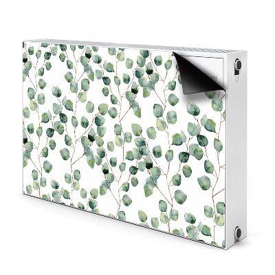 Magnetic radiator mat Branches with leaves