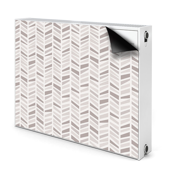 Magnetic radiator mat Jodel geometry