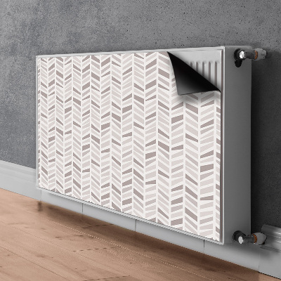 Magnetic radiator mat Jodel geometry