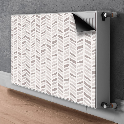 Magnetic radiator mat Jodel geometry