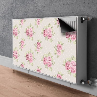 Radiator cover English roses