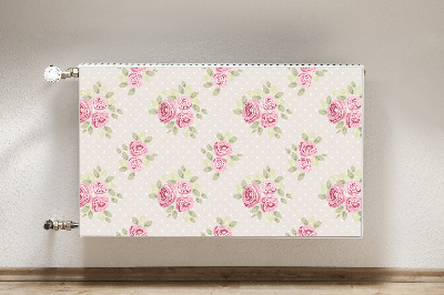 Radiator cover English roses