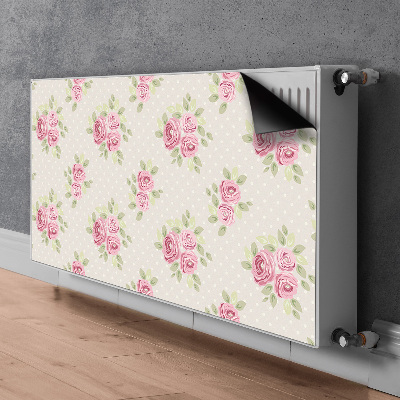 Radiator cover English roses