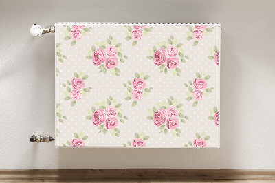 Radiator cover English roses