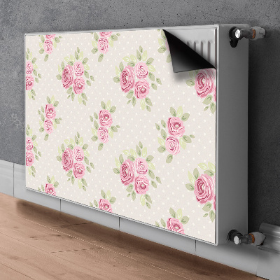 Radiator cover English roses