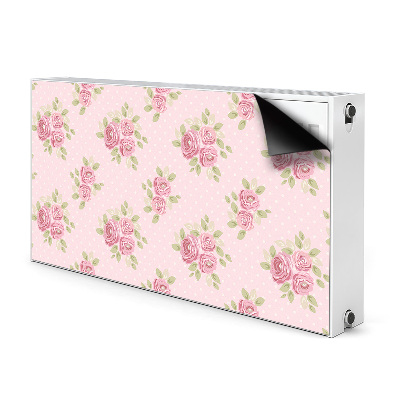 Magnetic radiator mat Pink bouquet