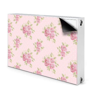 Magnetic radiator mat Pink bouquet