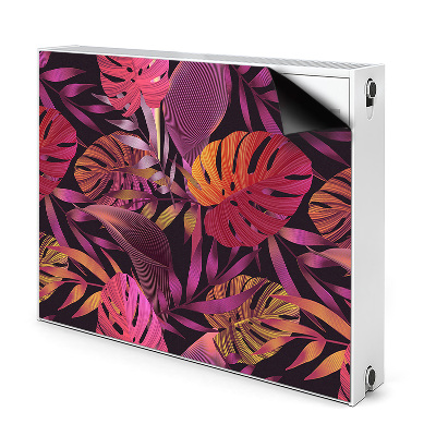 Magnetic radiator mat Purple jungle