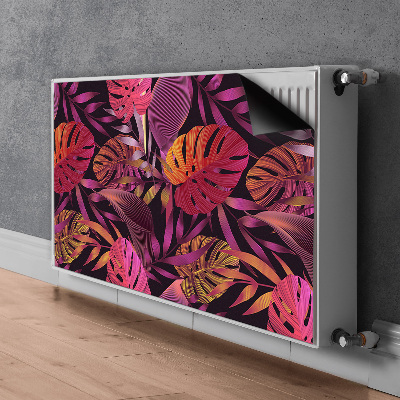 Magnetic radiator mat Purple jungle