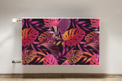 Magnetic radiator mat Purple jungle