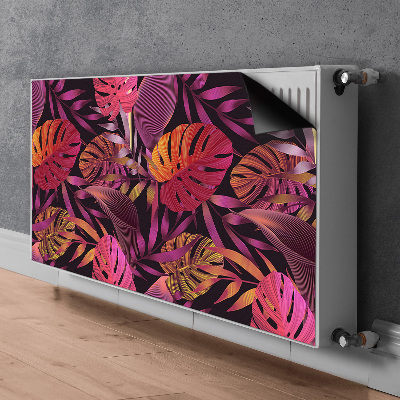 Magnetic radiator mat Purple jungle