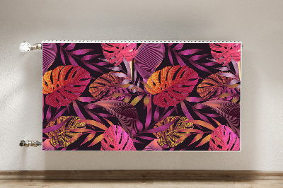 Magnetic radiator mat Purple jungle