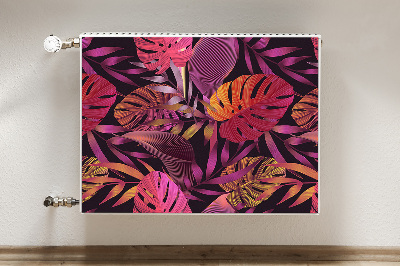 Magnetic radiator mat Purple jungle