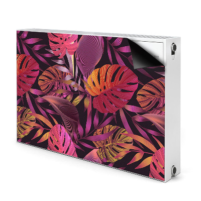 Magnetic radiator mat Purple jungle