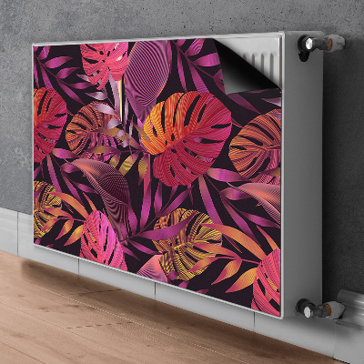 Magnetic radiator mat Purple jungle