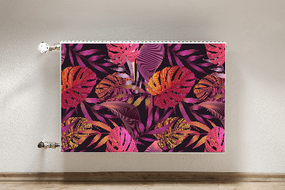 Magnetic radiator mat Purple jungle