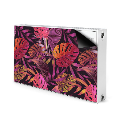 Magnetic radiator mat Purple jungle