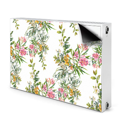 Printed radiator mat The blooming trees