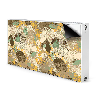 Magnetic radiator mat Retro art