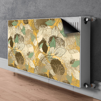 Magnetic radiator mat Retro art