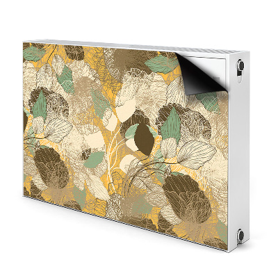 Magnetic radiator mat Retro art