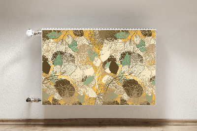 Magnetic radiator mat Retro art