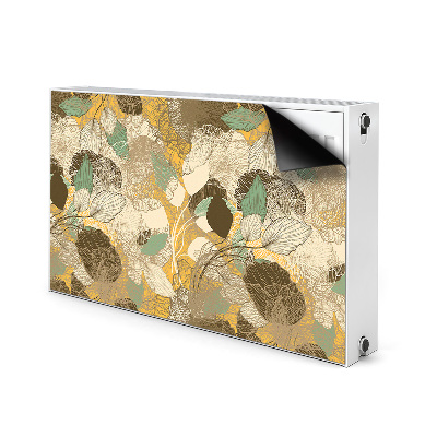 Magnetic radiator mat Retro art