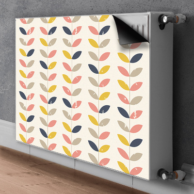 Magnetic radiator mat Branches and leaves