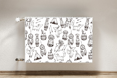 Decorative radiator cover Cartoon