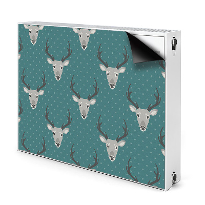 Decorative radiator cover Gray deer