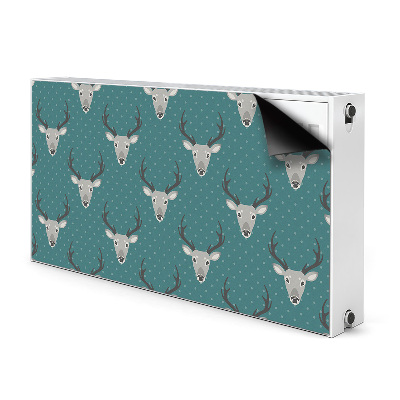 Decorative radiator cover Gray deer