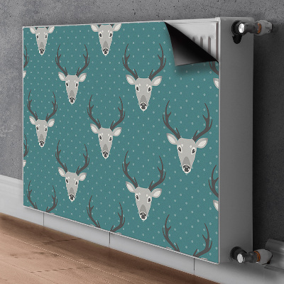 Decorative radiator cover Gray deer