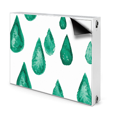 Decorative radiator cover Raindrops