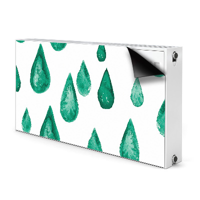 Decorative radiator cover Raindrops