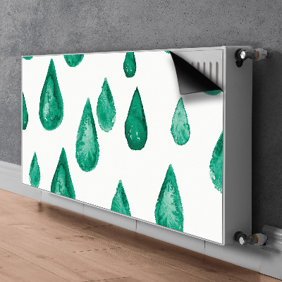 Decorative radiator cover Raindrops