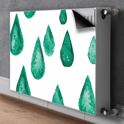 Decorative radiator cover Raindrops