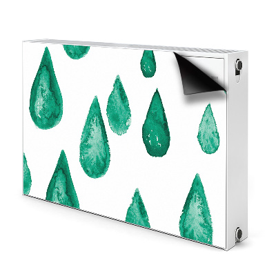 Decorative radiator cover Raindrops