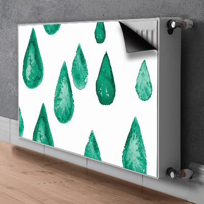 Decorative radiator cover Raindrops