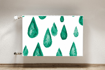 Decorative radiator cover Raindrops