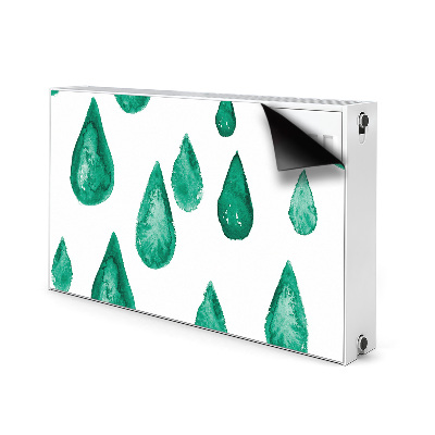 Decorative radiator cover Raindrops