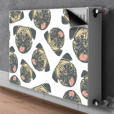 Magnetic radiator cover Pugs