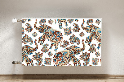 Decorative radiator cover Elephants